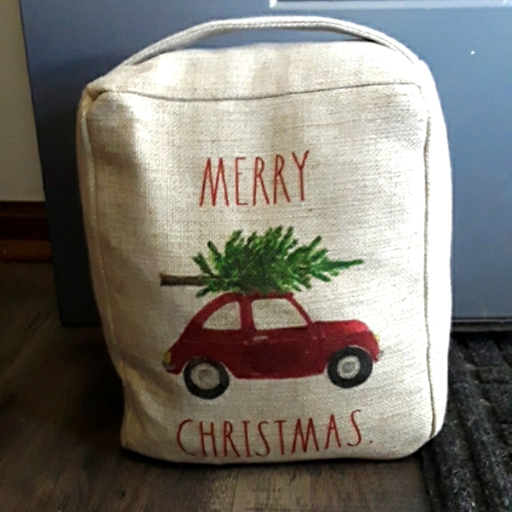 Rae Dunn Merry Christmas Door Stop